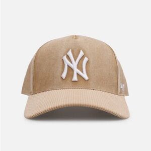 NWOT NEW YORK YANKEES 'APOLLO CORD KHAKI' HITCH SNAPBACK